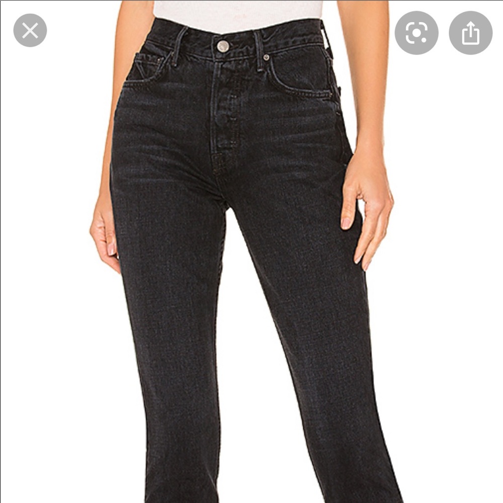 Black Karolina GRLFRND DENIM size 24 high rise jeans